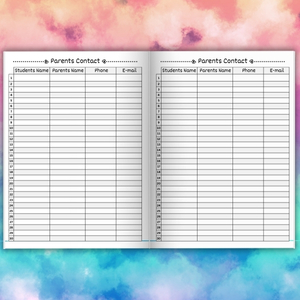 elementary high school teacher planner 2024-2025