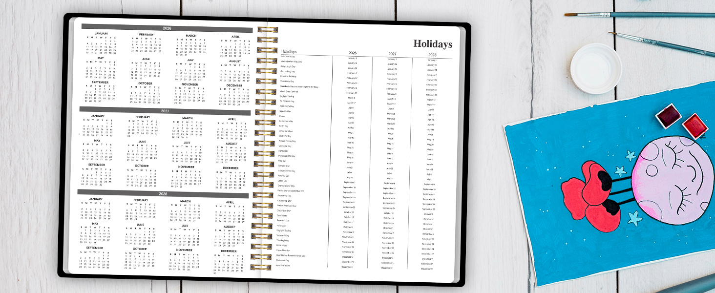 monthly calendar planner