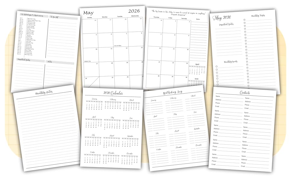 MONTHLY PLANNER 2026-2027