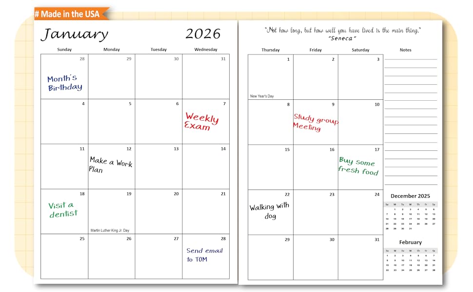 MONTHLY PLANNER 2026-2027
