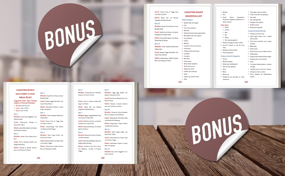 GLP-1 DIET MEAL PLAN  COOKBOOK