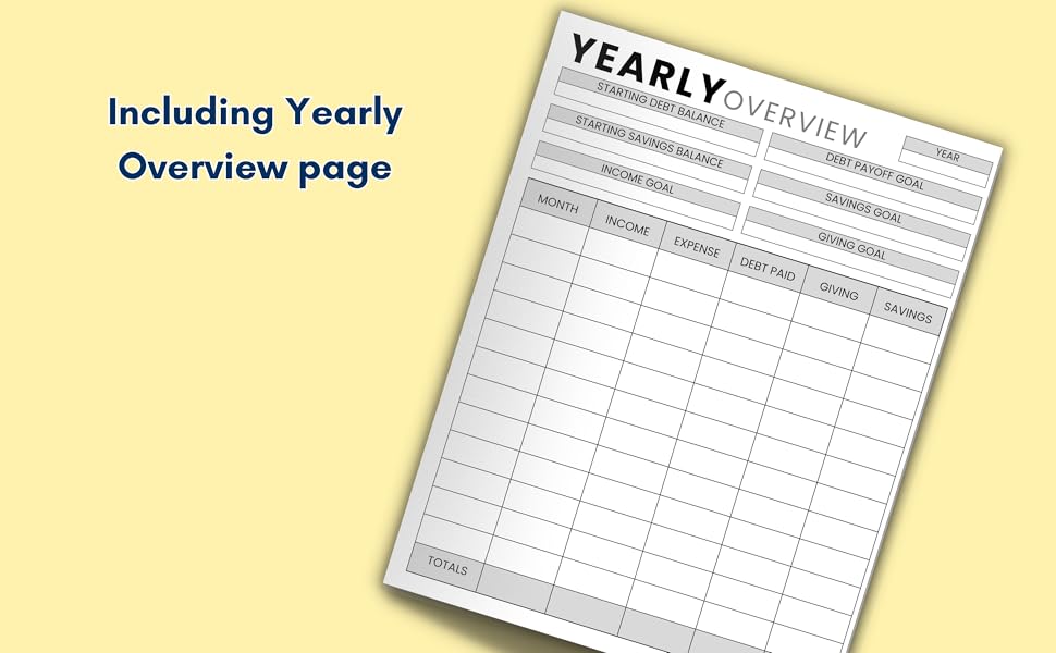 Undated Weekly Paycheck Planner page
