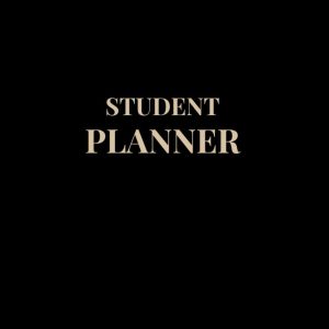 Undated Student Planner | Boho Academic Organizer 8.5 x 11 – From August to July with Weekly & Monthly Pages, Project Tracker & More