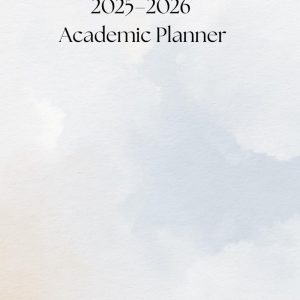 Teacher School Year Calendar | 2025–2026 Academic Planner with Full Monthly Views, Notes Pages & School Year Overview | Large 8.5x11 Teacher Planner