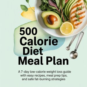 500 Calorie Diet Meal Plan: A 7-Day Low-Calorie Weight Loss Guide with Easy Recipes, Meal Prep Tips, and Safe Fat-Burning Strategies