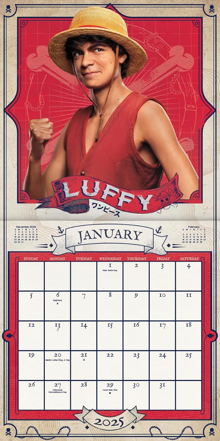 2025 One Piece Wall Calendar - Image 2