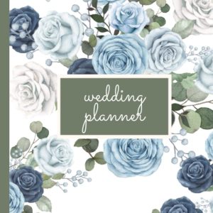 Wedding Planner: Blue Floral Wedding Planner