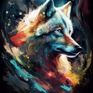 Abstract Wolf Student Planner: Weekly and Monthly Academic Year (Undated) | Assignments and Homework Tracker | Daily Lesson Schedule | For ... and Education Planning | 8.5 x 11 Inches | v5