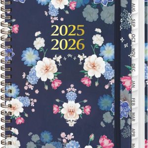 Academic Planner 2025-2026, Weekly and Monthly Agenda Planner, Daily Calendar Planning Notebook (July 2025 - June 2026), School Teacher Student Supplies, A5 (6.2" x 8.5")