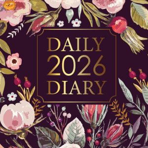 Daily Diary 2026: One Page Per Day, 365 days Fully lined with dated