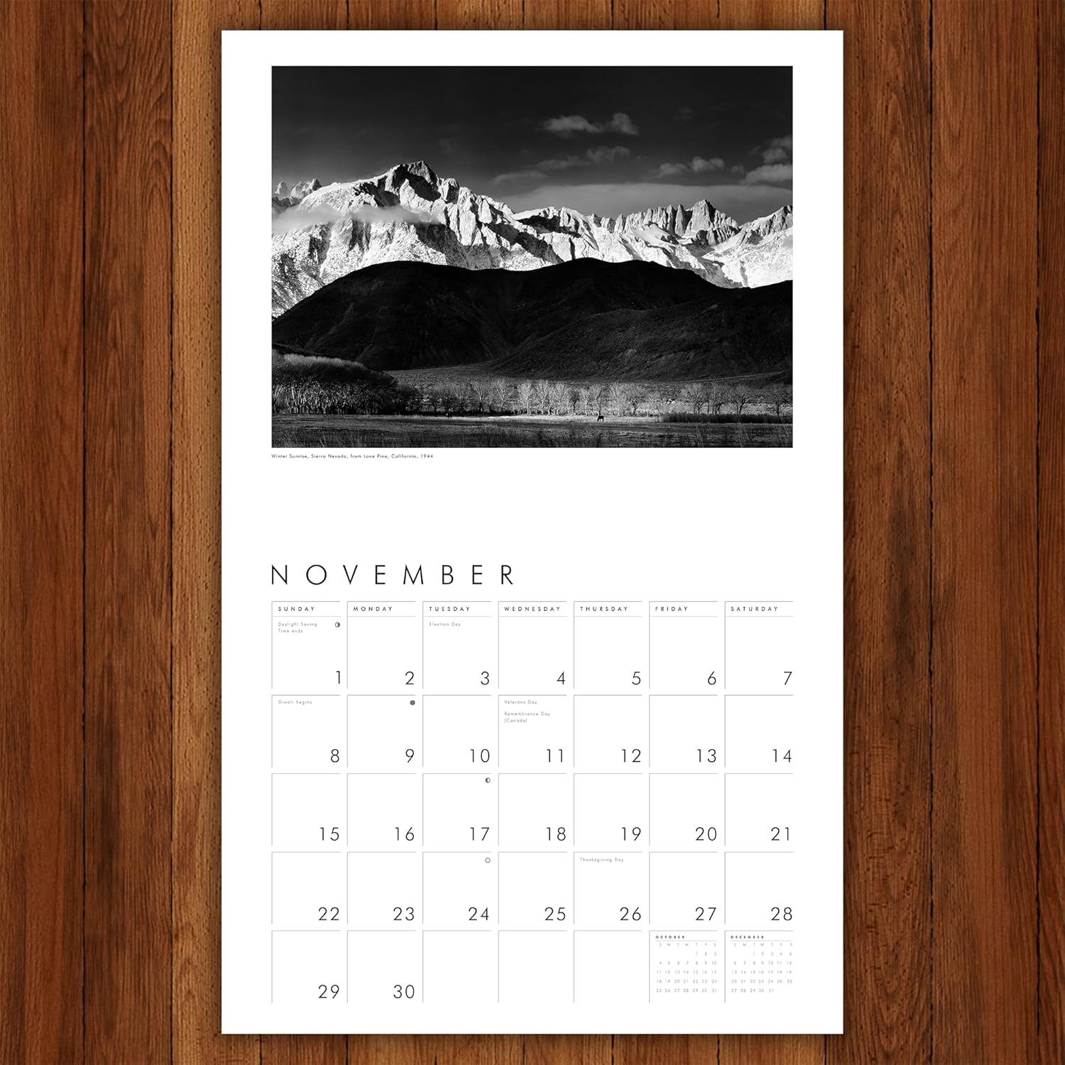 Ansel Adams 2026 Wall Calendar: Authorized Edition (Monthly Calendar) - Image 6