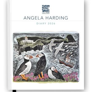 Angela Harding 2026 Desk Diary Planner - Week to View, Illustrated throughout