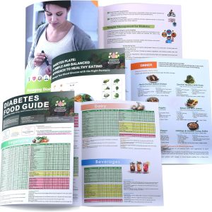 2025 Upgraded Diabetic Food List and Meal Planner – XL Laminated Diabetes Food Chart | Glycemic Index, Vision-Friendly for Seniors, 3 Count