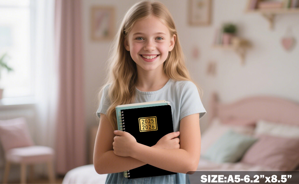 ZTX 2025-2026 Academic Planner-Lightweight, Versatile & Essential for School/Office.