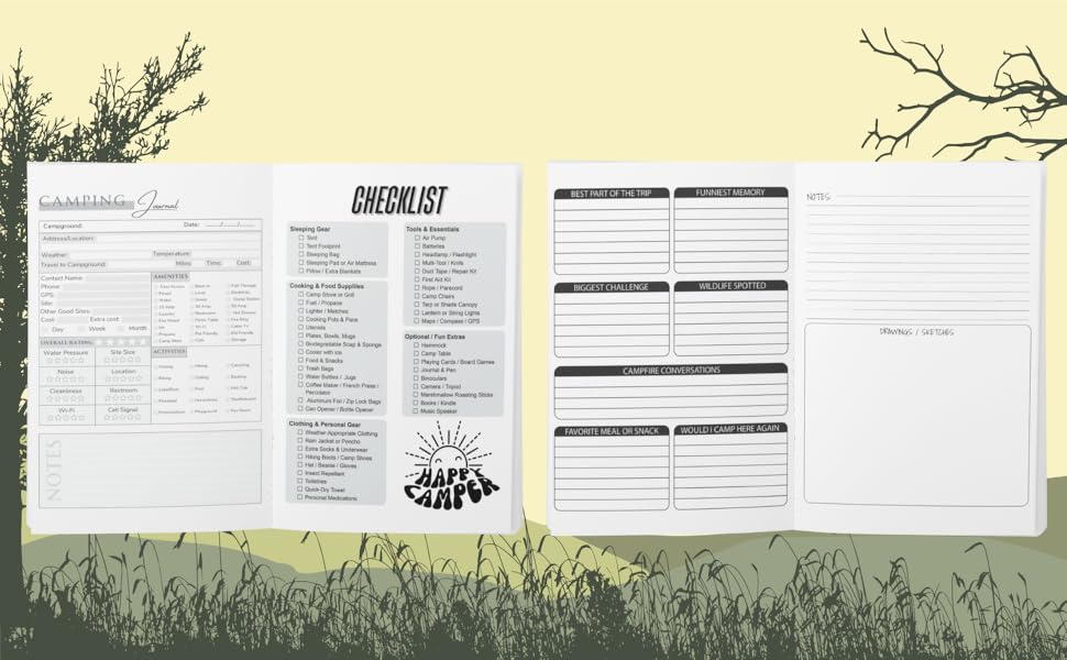 Camping Journal & RV Logbook