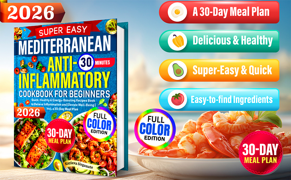Mediterranean Anti-Inflammatory Cookbook