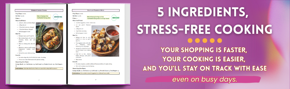 5 INGREDIENTS, STRESS-FREE COOKING