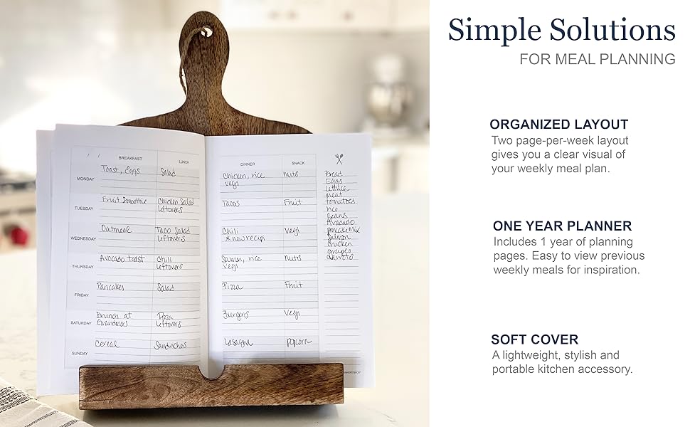 soft cover meal planner