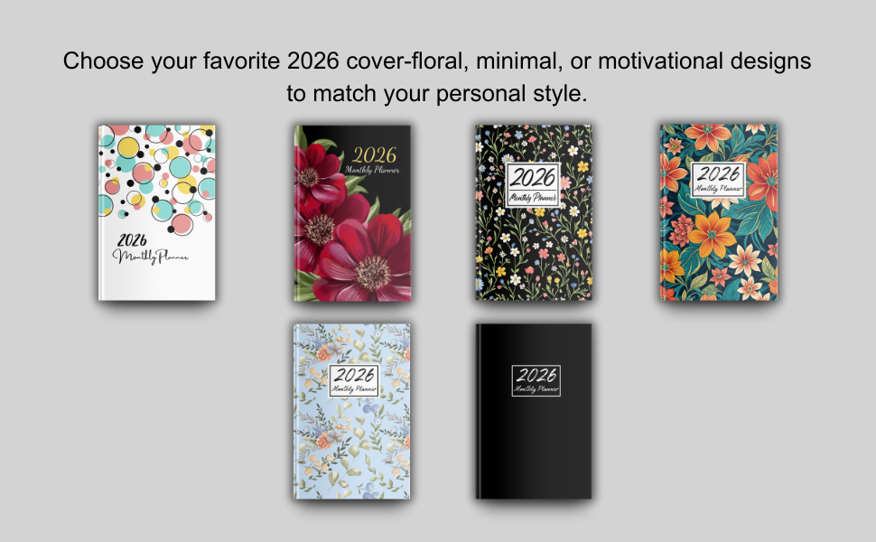 2026 Planner Cover Collection – Floral, Minimal Motivational Designs to Match Your Style