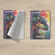 Soft and hardcover homework diaries for students