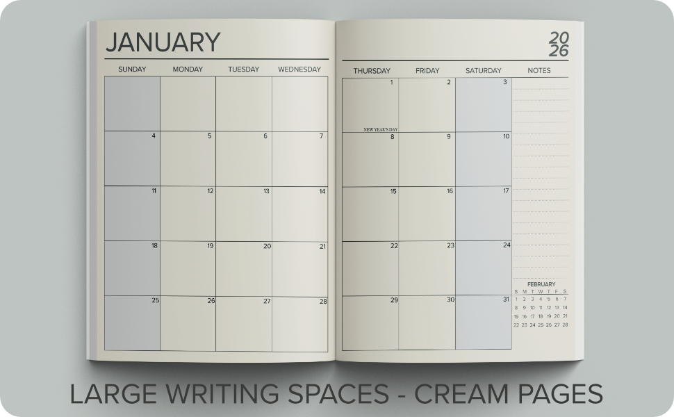2026 2027 monthly blank planner