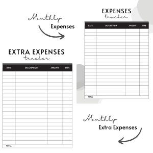 Expenses and Extra Page