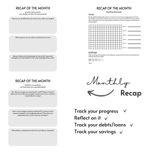 monthly recap