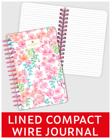 Lined Compact Wire Journal
