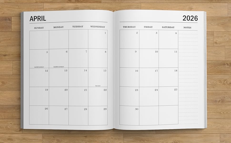 2026-2027 monthly planner