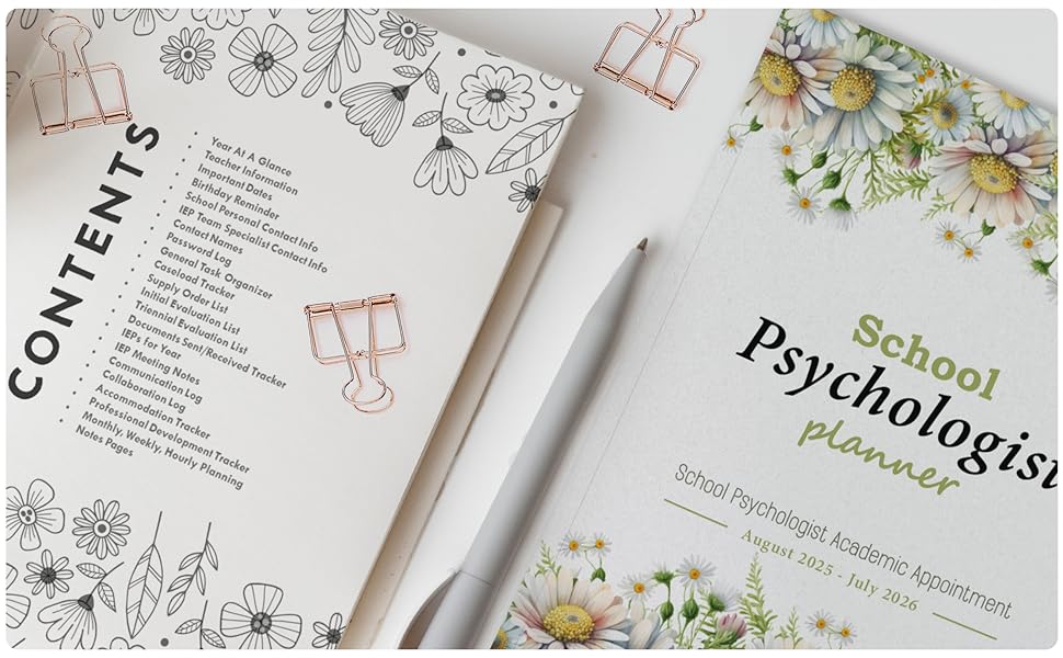 school psychologist planner 2025-2026