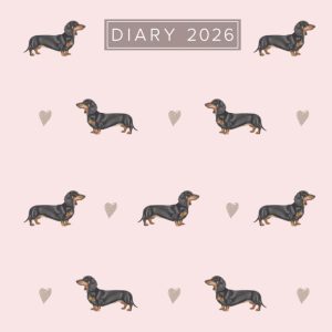 2026 Dachshund Diary: Week to View Schedule Organizer, Planner & Journal