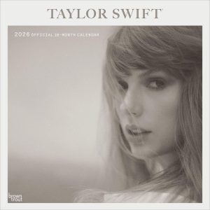 Taylor Swift OFFICIAL | 2026 12 x 24 Inch (Hanging) Monthly Square Wall Calendar | Plastic-Free | BrownTrout | Music Pop Singer Songwriter Celebrity