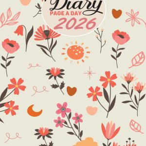 2026 Diary page a day: Daily planner 2026 one page per day from january to december 2026 for 365 days | 1 day = 1 page | 1 month = 1 page | A4
