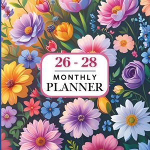 2026-2028 Monthly Planner: 3-Year Calendar with Holidays and Inspirational Quotes. Large 8.5” X 11” Perfect for School, Office, and Home.