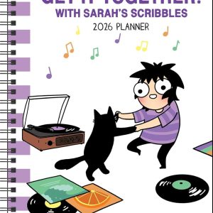 Sarah's Scribbles 12-Month 2026 Monthly/Weekly Planner Calendar