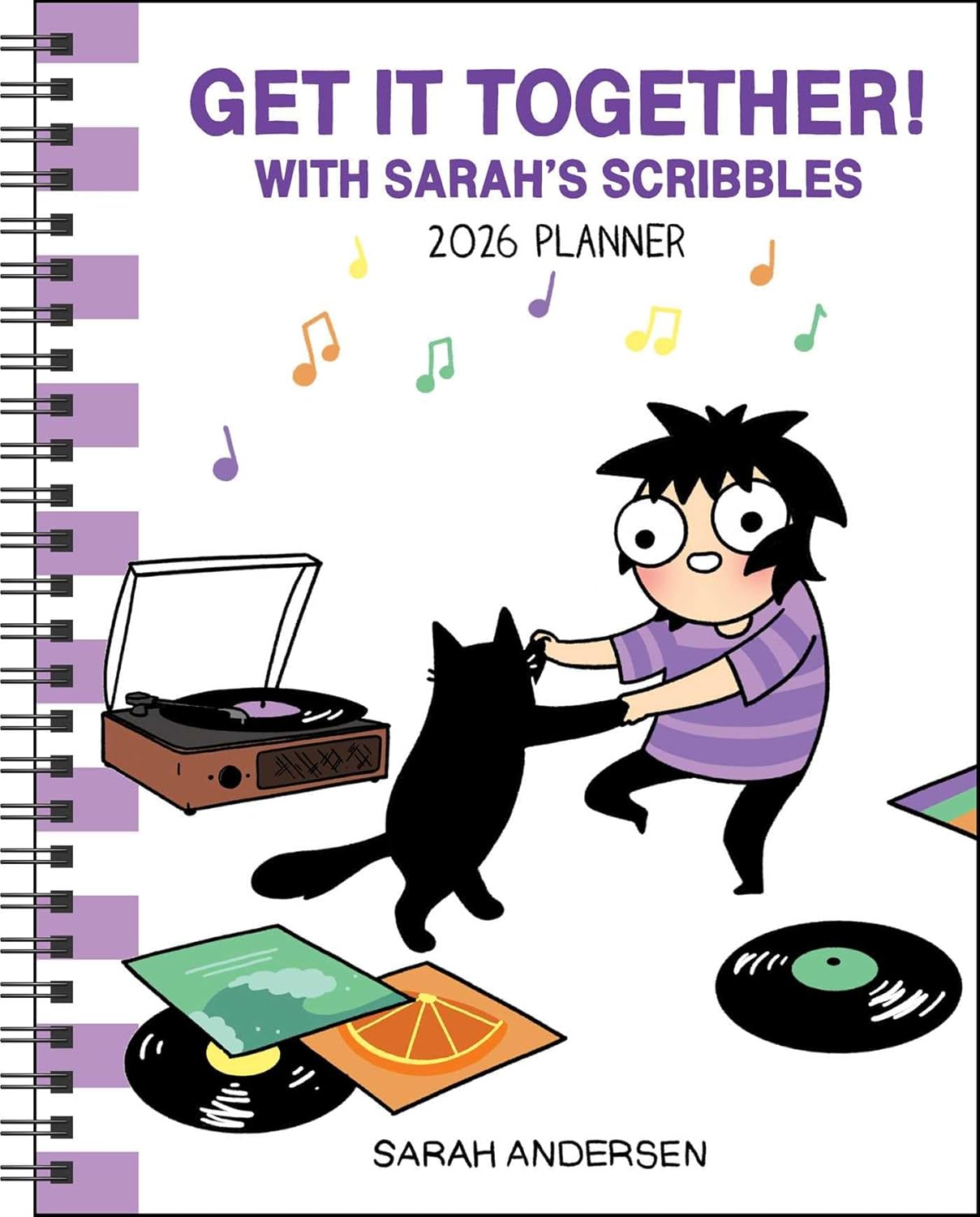 Sarah's Scribbles 12-Month 2026 Monthly/Weekly Planner Calendar