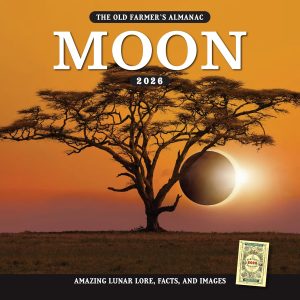 The 2026 Old Farmer's Almanac Moon Wall Calendar