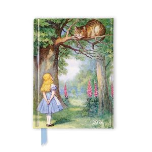 Alice & the Cheshire Cat 2026 Luxury Pocket Diary Planner - Week to View