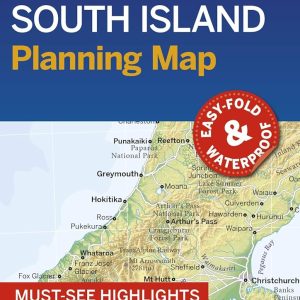 Lonely Planet New Zealand's South Island Planning Map