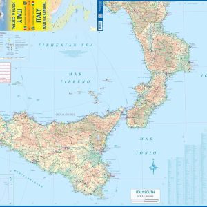 Italy South & Central Travel Reference Map 1:600,000