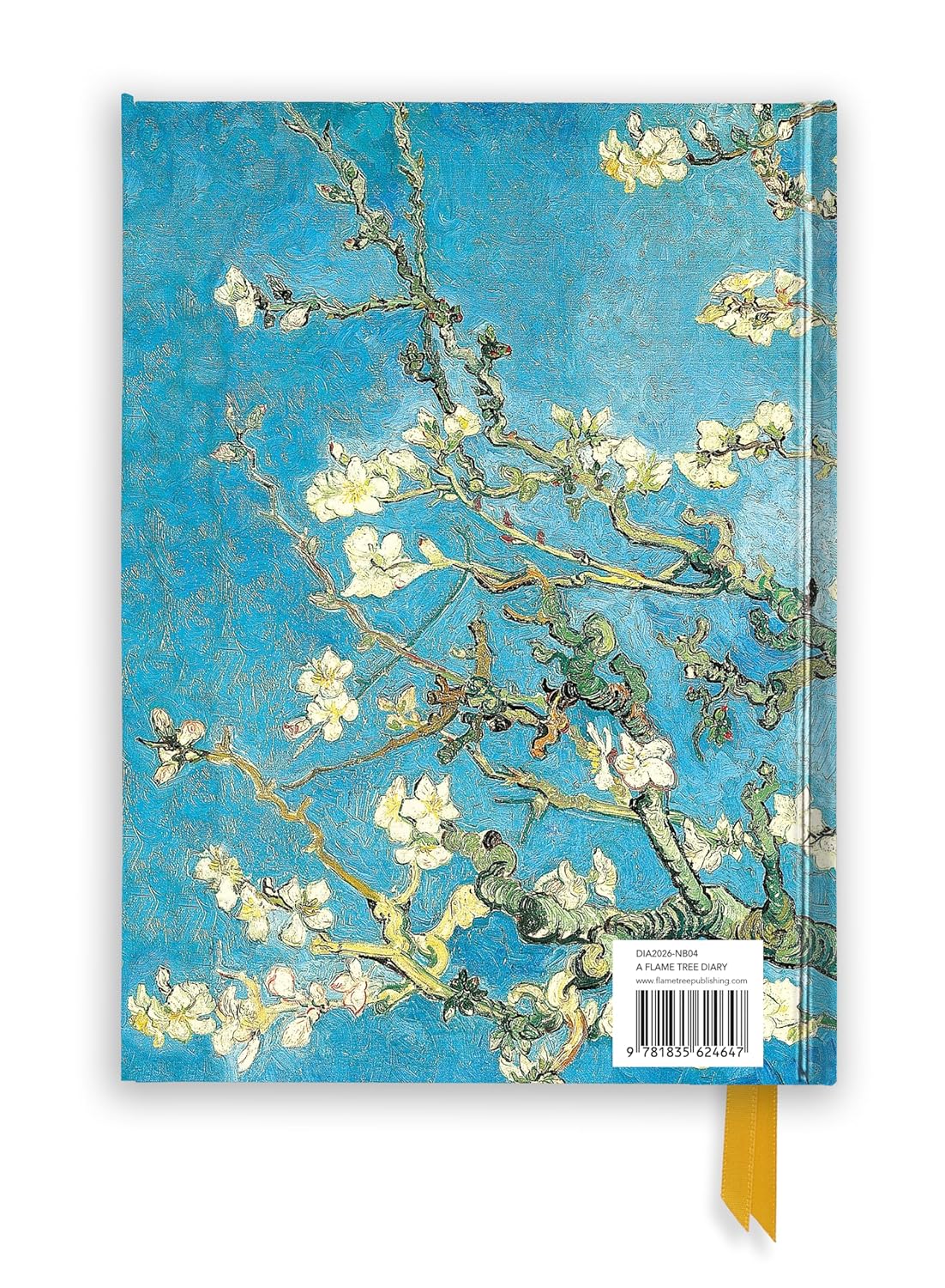 Vincent van Gogh: Almond Blossom 2026 Luxury Diary Planner - Page to View with Notes - Image 2