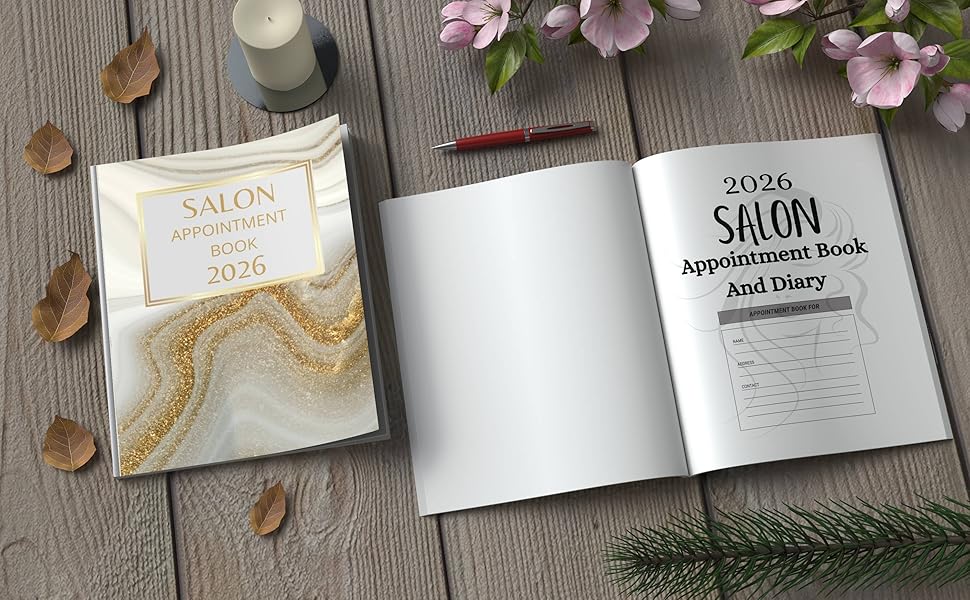 Salon appointment book
