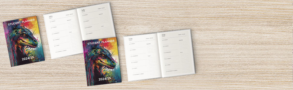 Student Planner hardcover and softcover