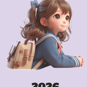 2026 Purple Anime Diary: Plan. Create. Grow. Use This Daily System ... Hard Cover | 365 Pages | 6x9 | Compact
