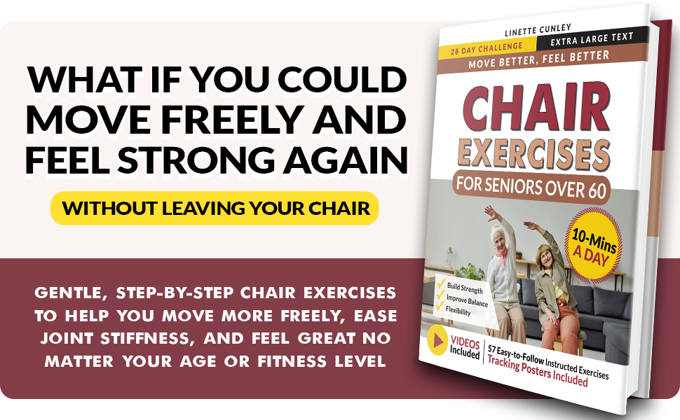 Gentle Chair Exercises Book for Seniors Step-by-Step Instructions