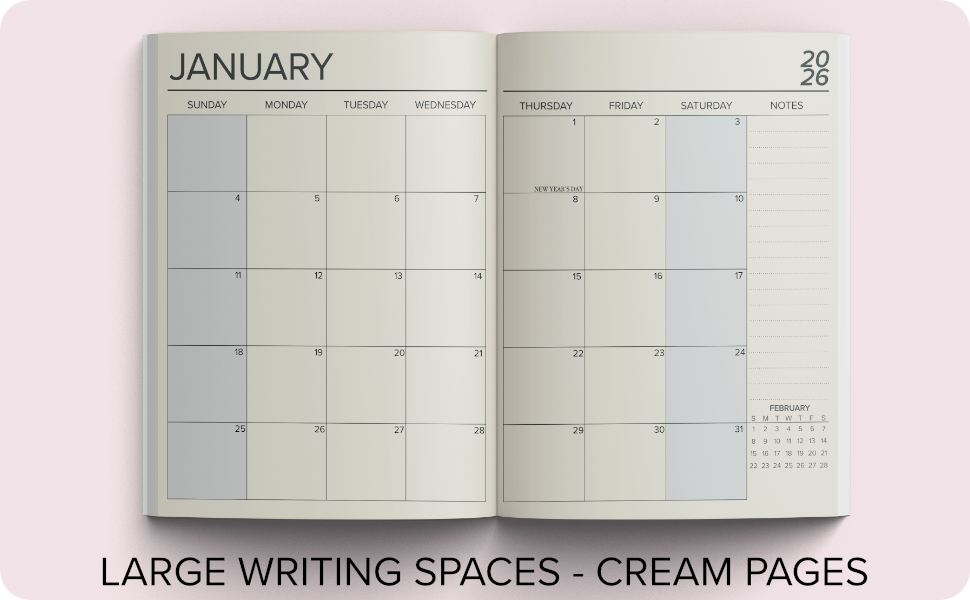 2026-2027 monthly planner