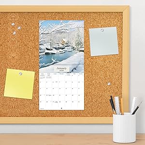 wall calendars 2025-2026 small calendar planner gifts for men women room decor gift