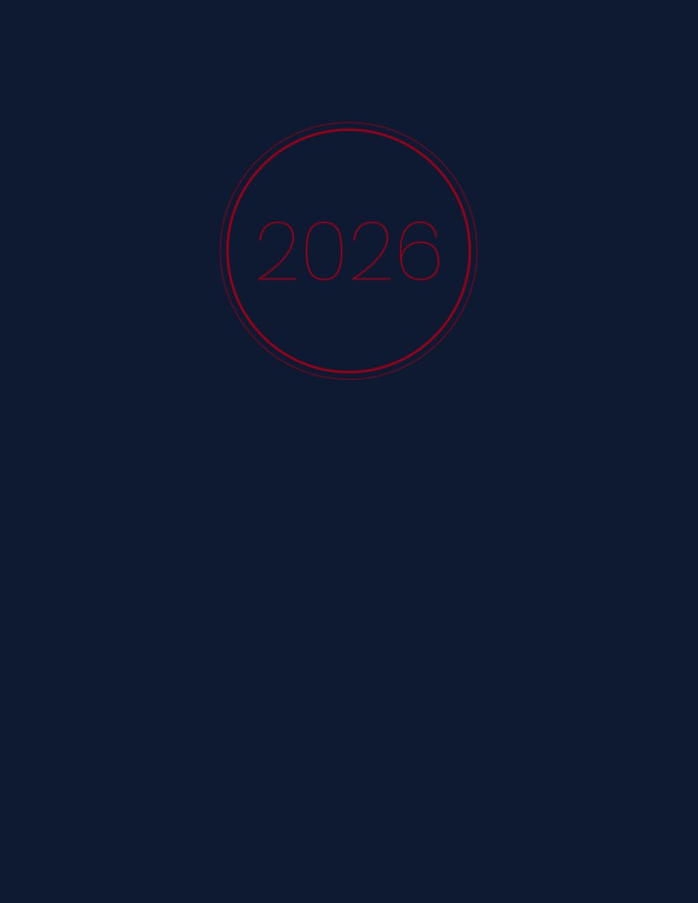 Daily Planner 2026: One Page Per Day Organizer with Goal Setting, Calendar, Password Logbook & Notes – Large 8.5" x 11" Diary