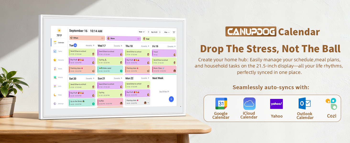 digital wall planner