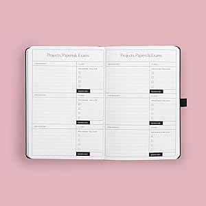 academic planner student planner smart planner 2022 class schedule school planner college planner